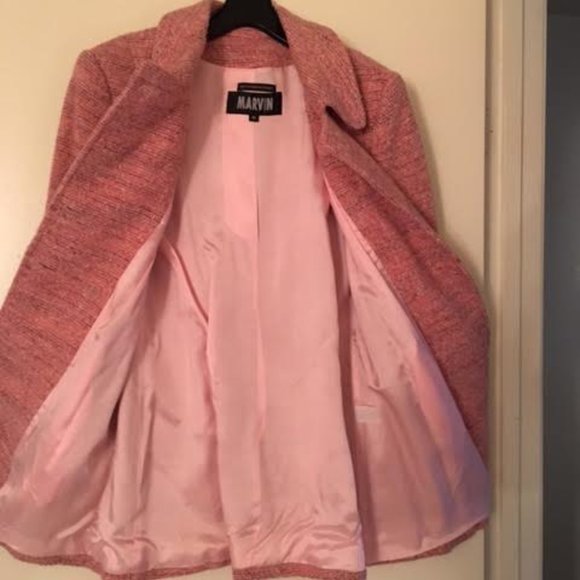 Boucle pant coat size 10 - Picture 3 of 4